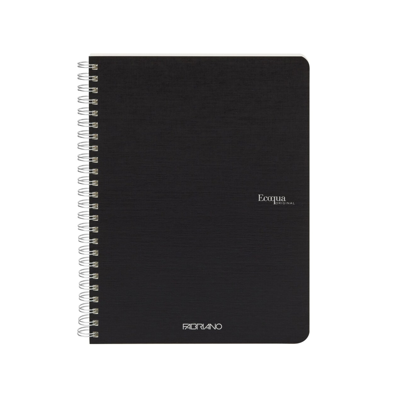 Fabriano Ecoqua Original Spiral-Bound Notebook, A5, 70 Sheets